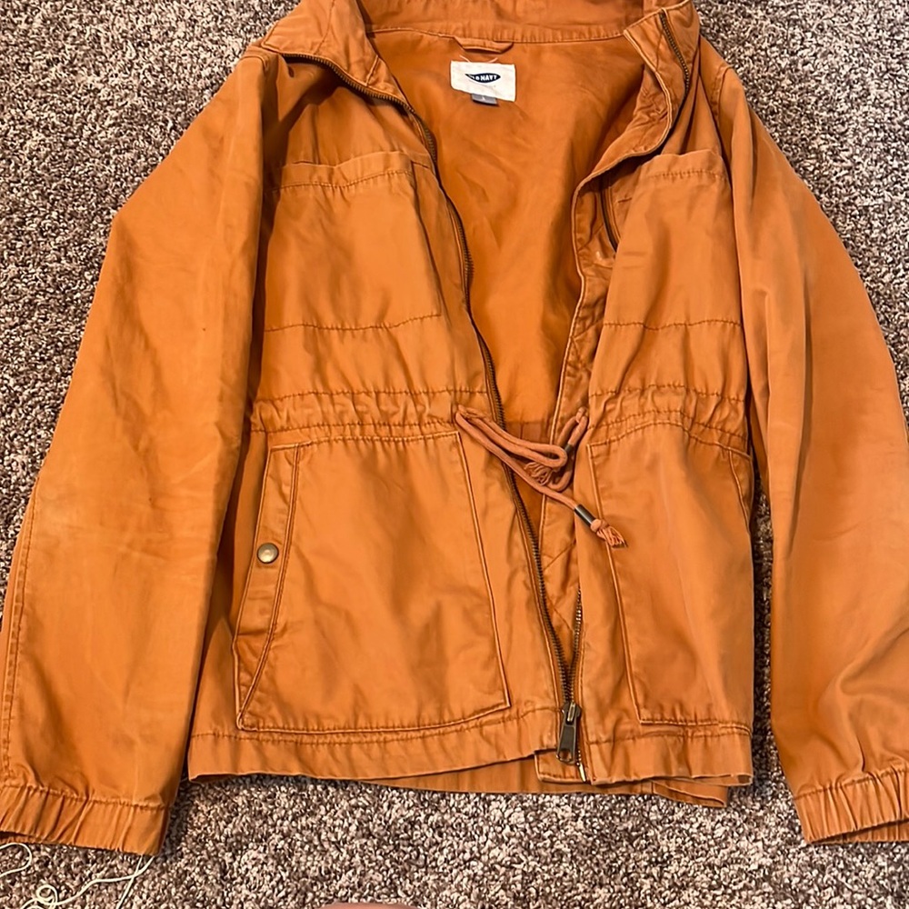 Burnt orange jacket